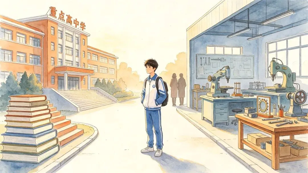中考708分,他为什么放弃重点高中去读职校?-第1张图片-四季读书网