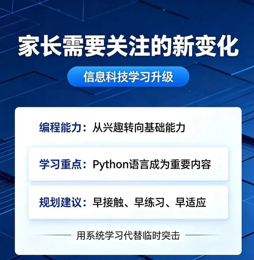 中考新风向|Python纳入重点考察,孩子编程学习如何科学规划?-第2张图片-四季读书网