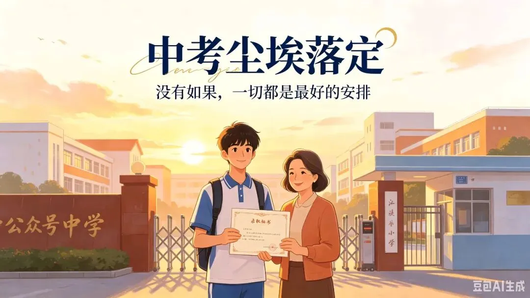 中考尘埃落定:没有如果,一切都是最好的安排-第1张图片-四季读书网 中考尘埃落定:没有如果,一切都是最好的安排-第1张图片-四季读书网