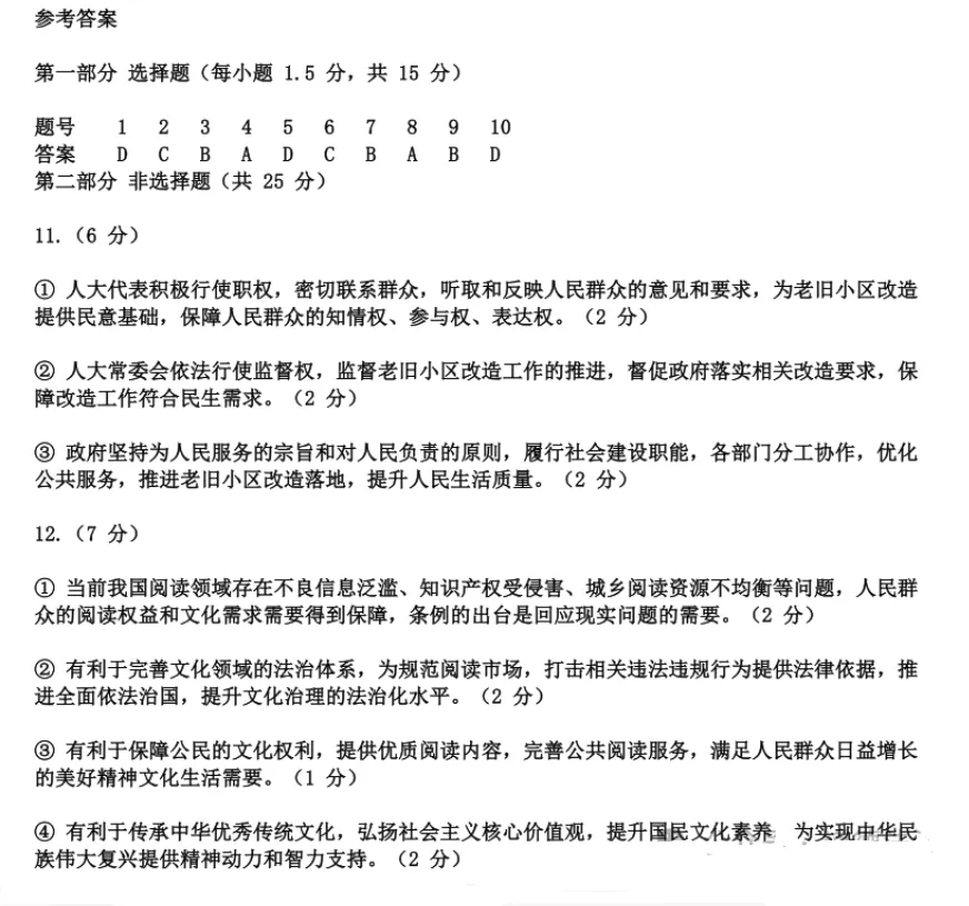 【中考真题】2026年四川省泸州市中考道德与法治真题(含答案)-第7张图片-四季读书网 【中考真题】2026年四川省泸州市中考道德与法治真题(含答案)-第7张图片-四季读书网