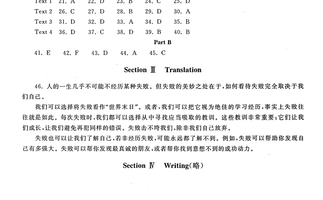 考研英语二真题答案速查 | 自取下载
