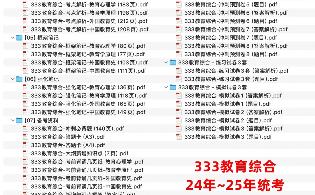 333教育综合24年真题答案分享🌼