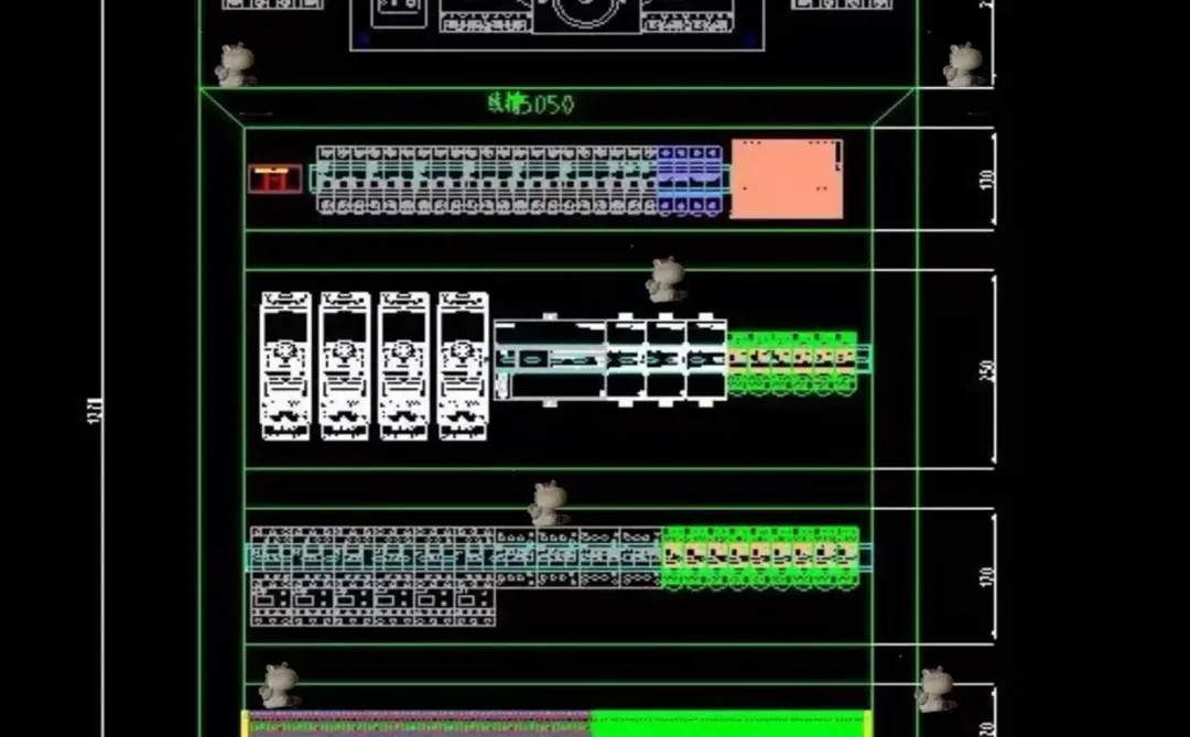 电气CAD图库模板大全电气设备布局图元件