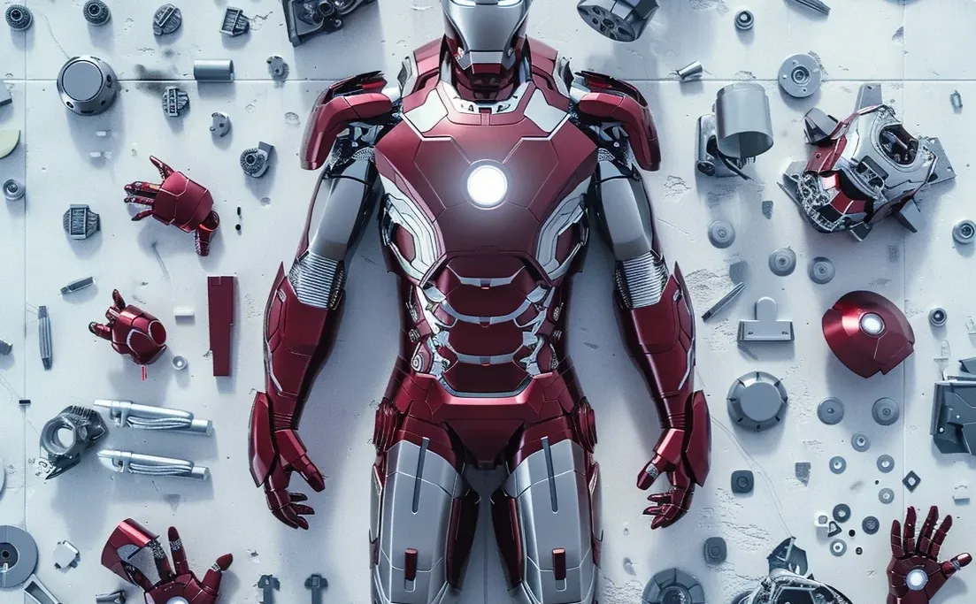 钢铁侠设计图纸及零部件公布