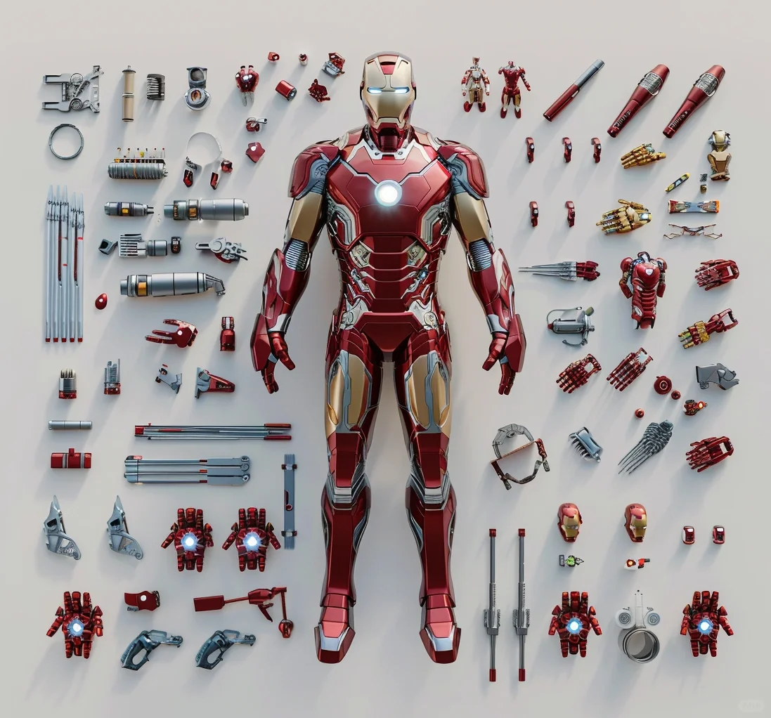 钢铁侠设计图纸及零部件公布