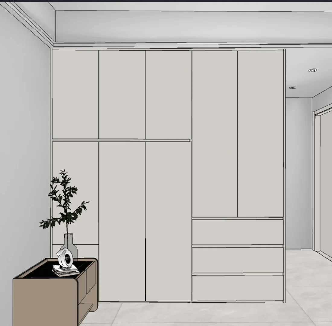 全屋定制CAD下单图、效果图，设计/代画