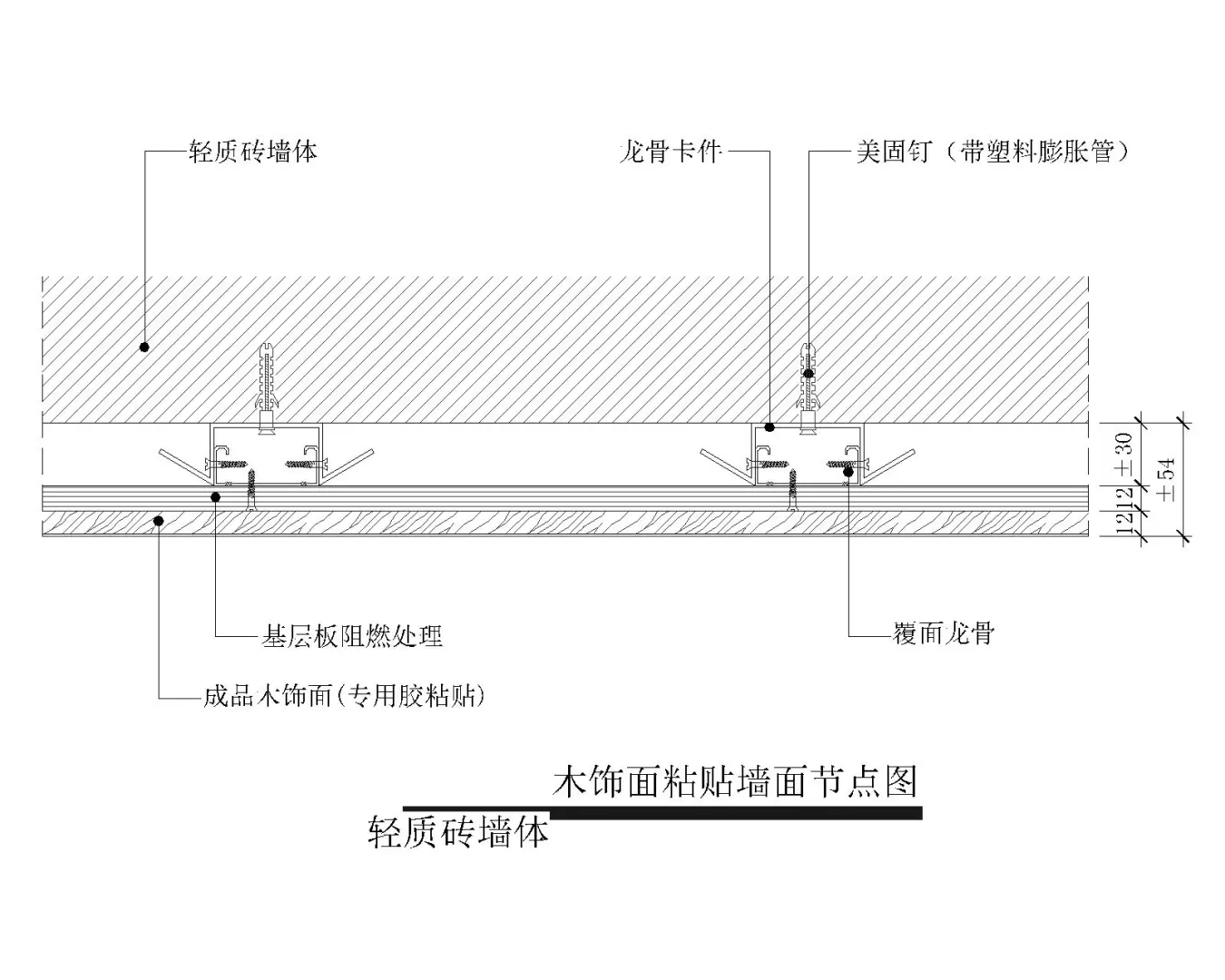 CAD通用剖面图分享一