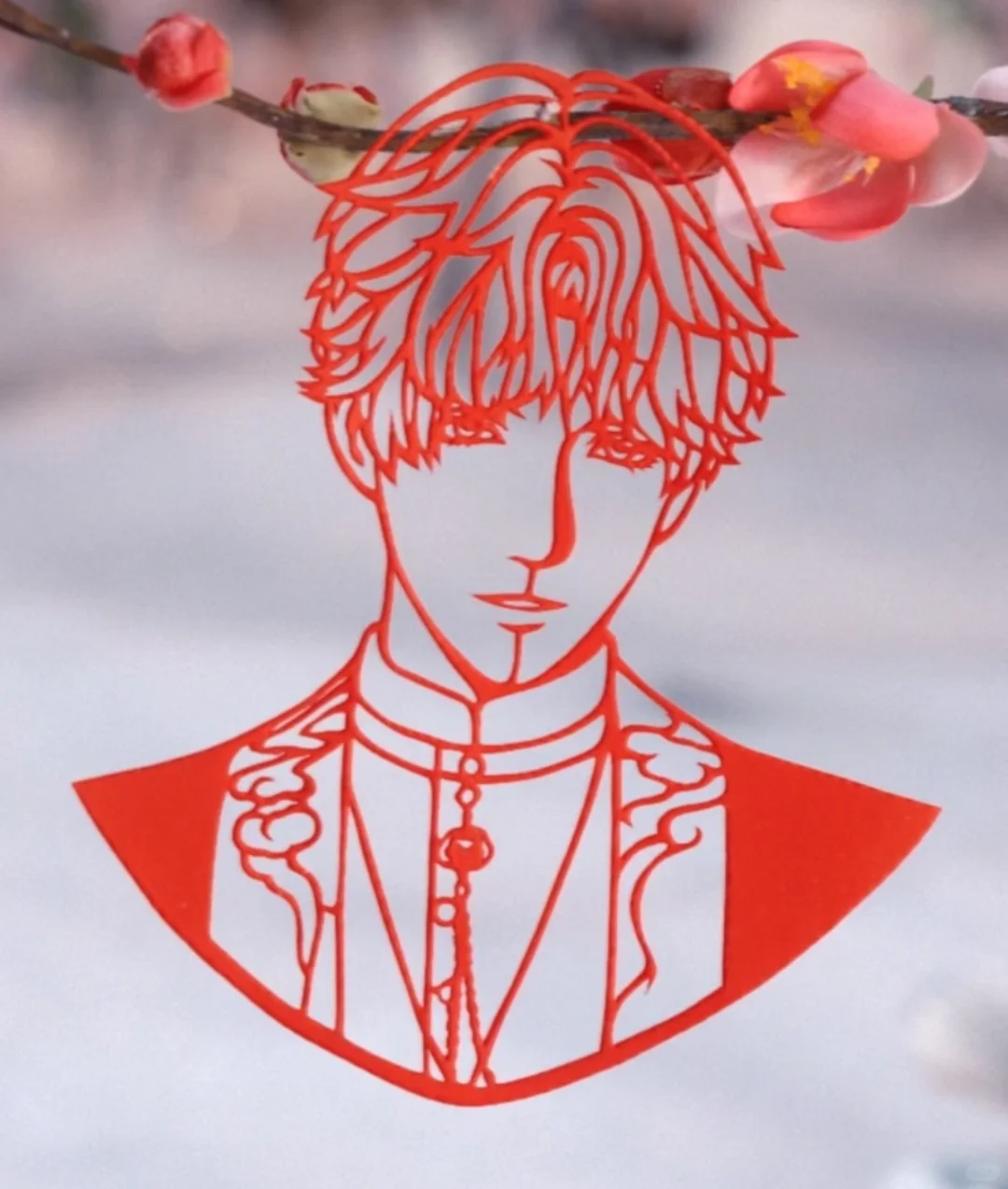 恋与深空 | 祁煜 剪纸小像拼豆（附图纸）