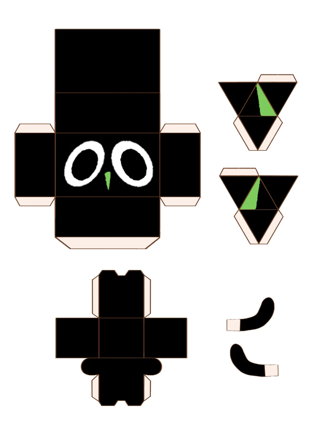 免费分享-罗小黑无料纸模图纸