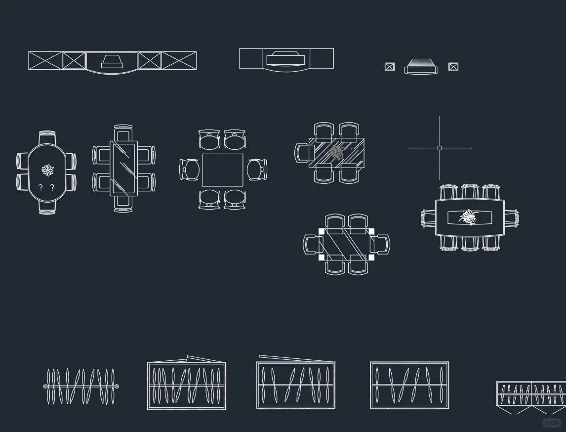 CAD家具自用图库大全，素材分享