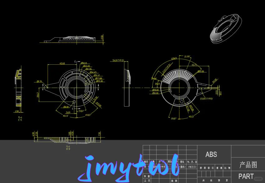 无氟空调蜗轮塑料模设计【说明书+solidworks三维+CAD图纸+开提报告+任务书+数控编程及加工录像】