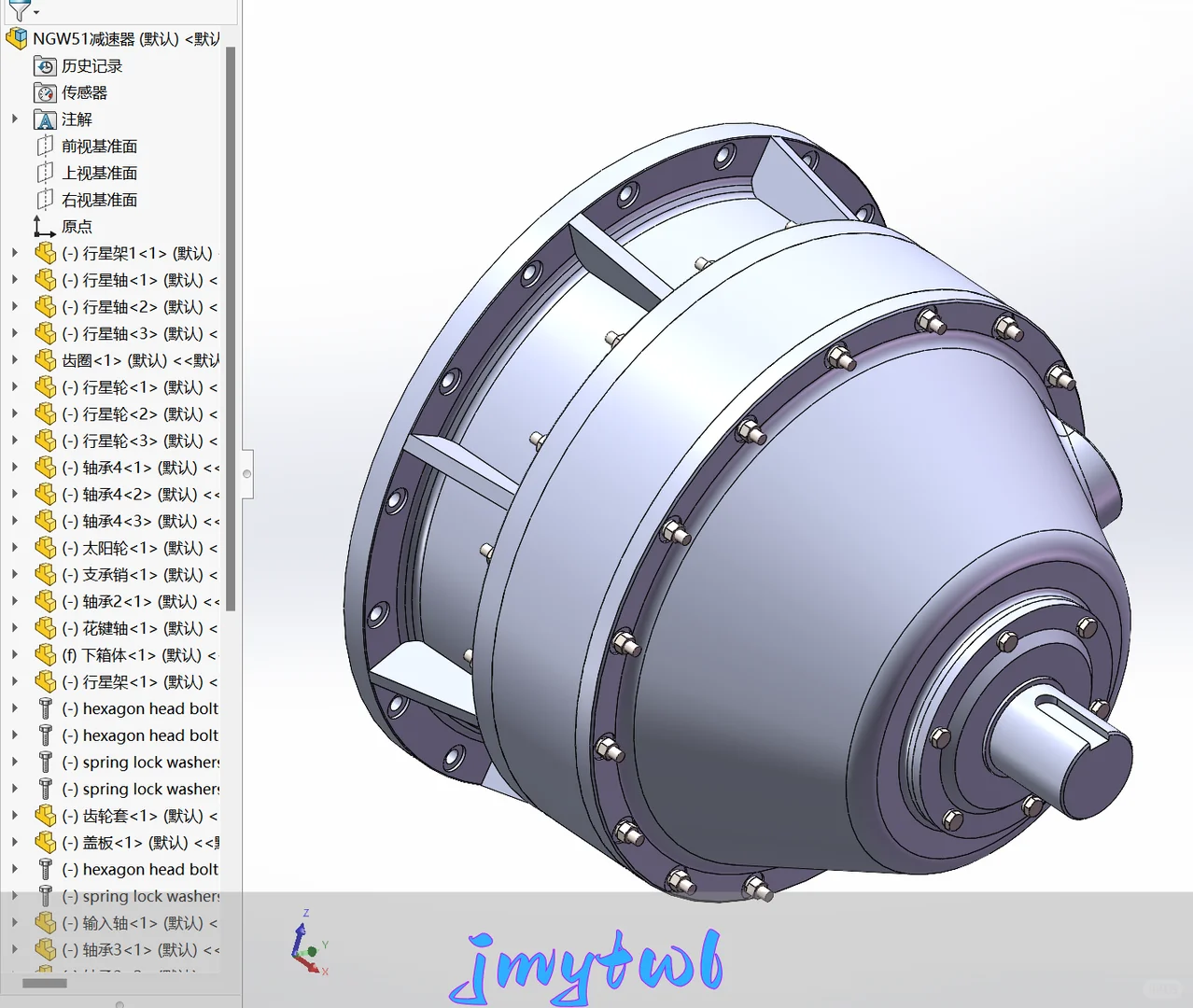 cs20机型机器人关节谐波传动装置设计【说明书、CAD图纸、SW三维】