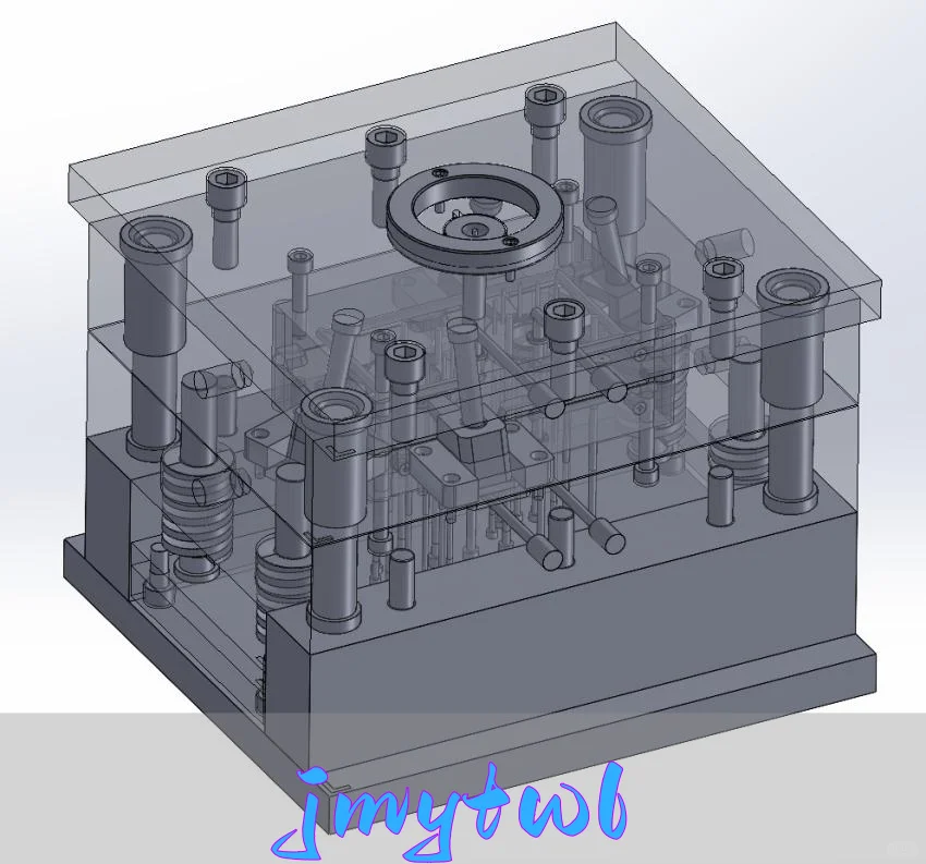 无氟空调蜗轮塑料模设计【说明书+solidworks三维+CAD图纸+开提报告+任务书+数控编程及加工录像】