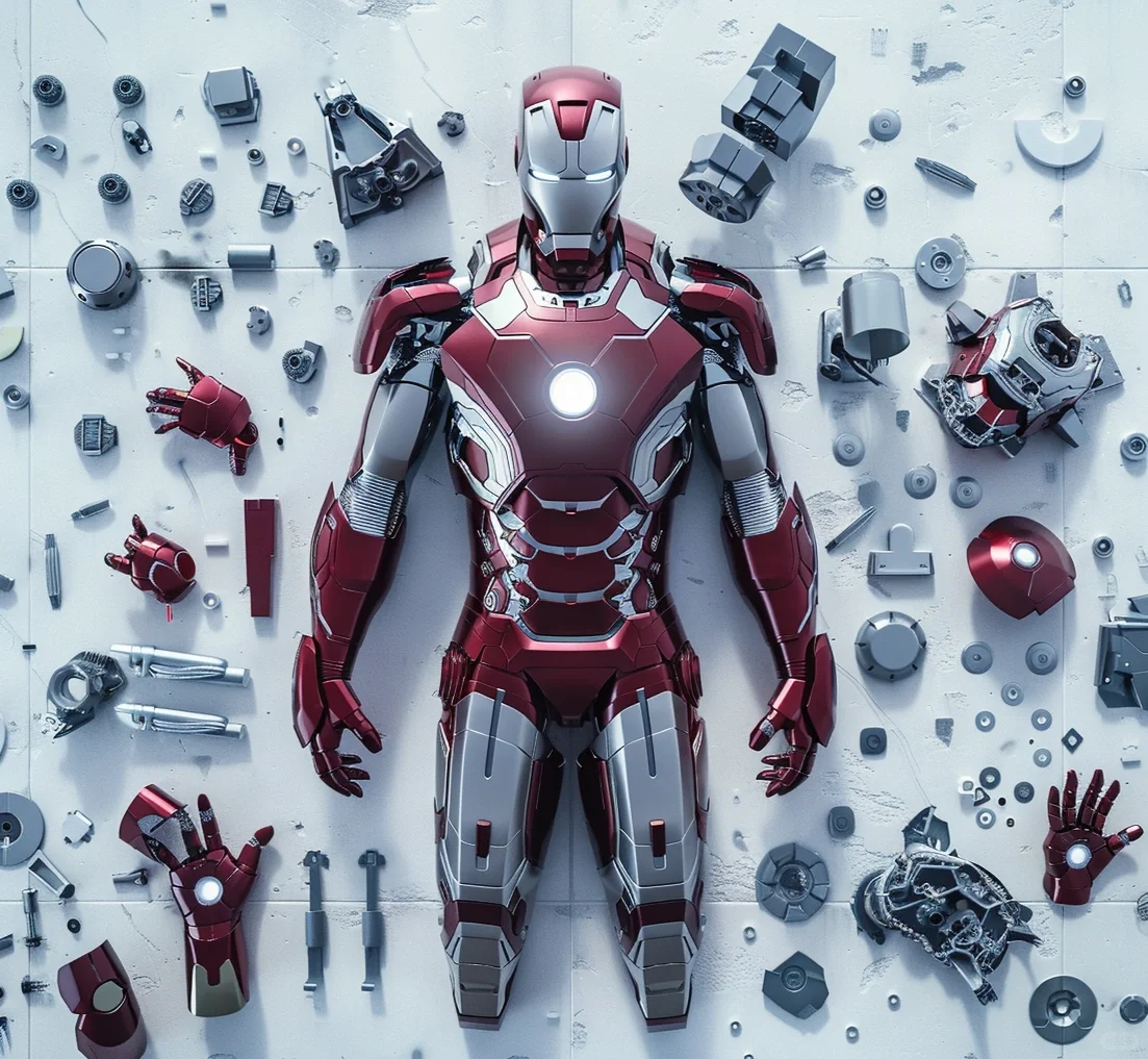 钢铁侠设计图纸及零部件公布