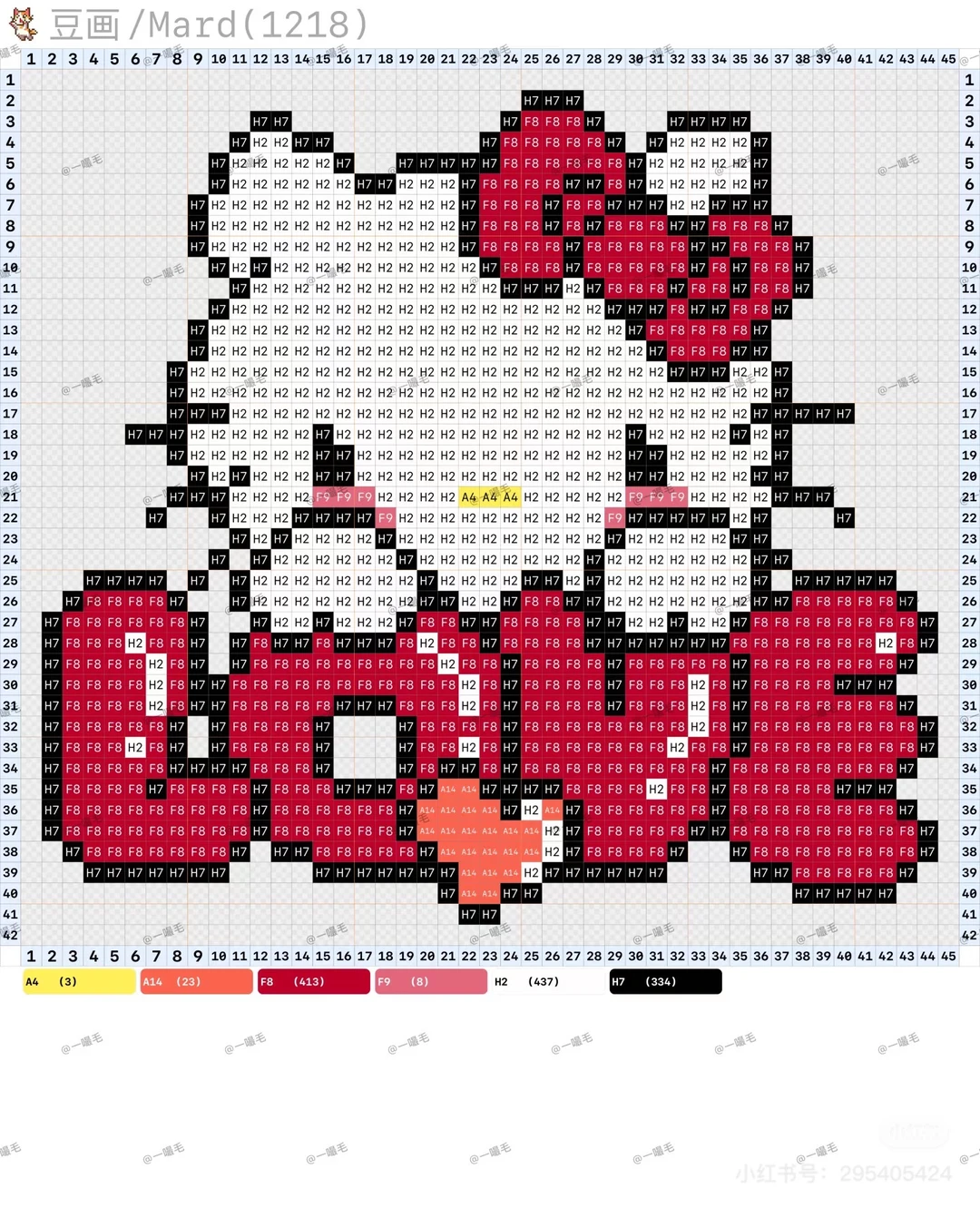 拼豆日志📔｜LOVE Kitty（32/1000）