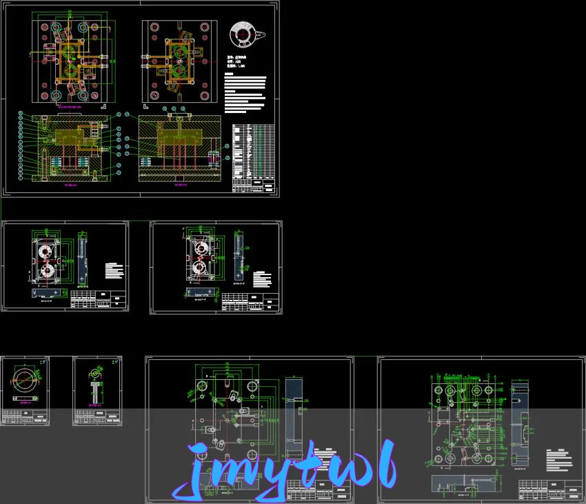 无氟空调蜗轮塑料模设计【说明书+solidworks三维+CAD图纸+开提报告+任务书+数控编程及加工录像】