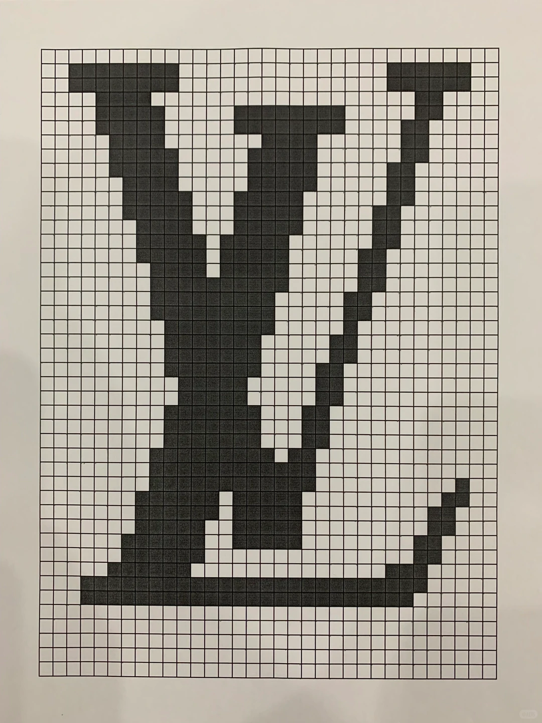 大家要的LV围巾🧣图纸来啦！！！