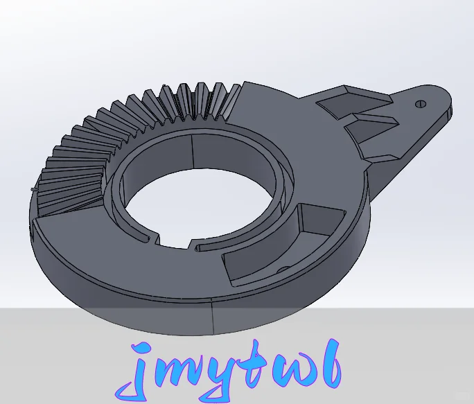 无氟空调蜗轮塑料模设计【说明书+solidworks三维+CAD图纸+开提报告+任务书+数控编程及加工录像】