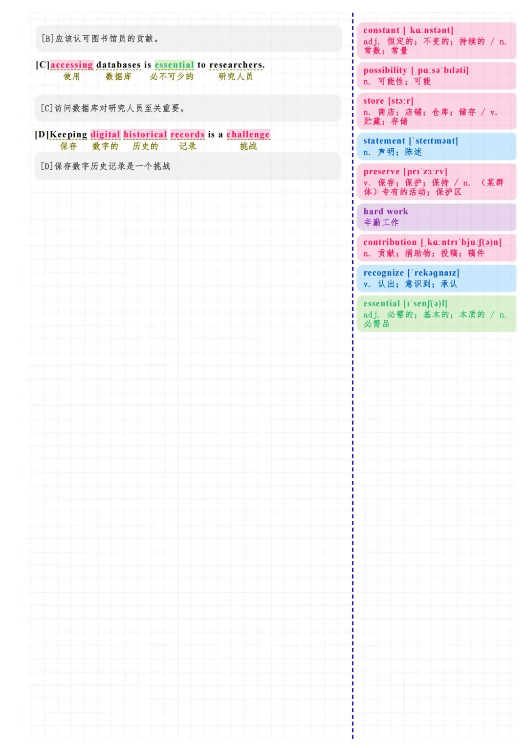 2025考研英语一真题逐词翻译📖text4