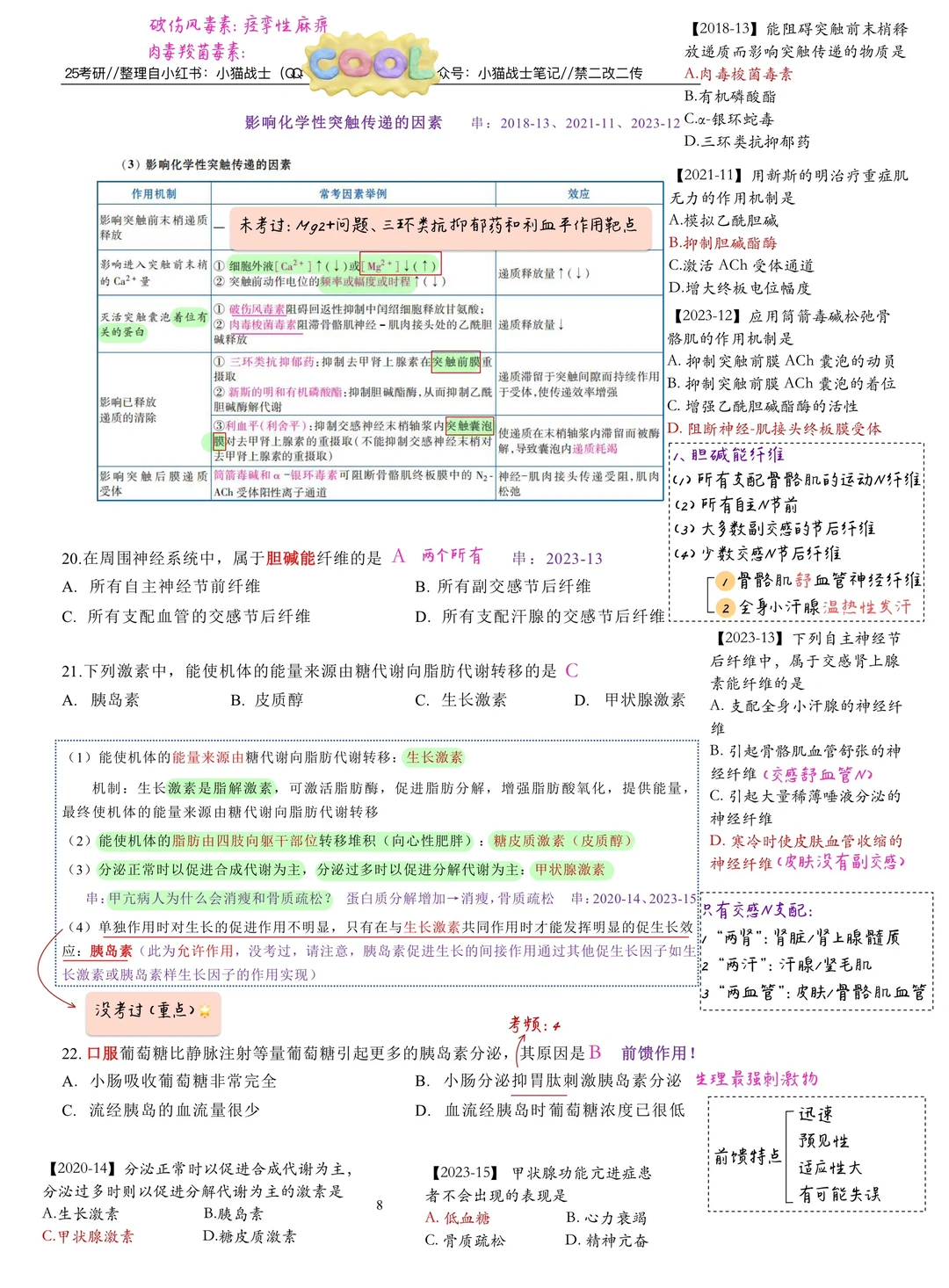 2016真题笔记分享（一）
