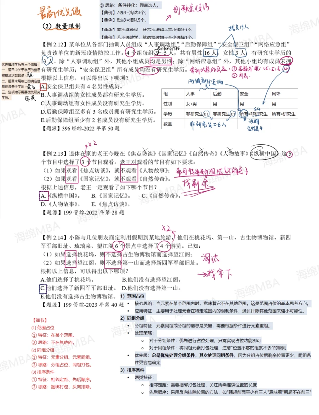 🌋逻辑压箱底笔记Ⅰ（做题动作详细梳理）