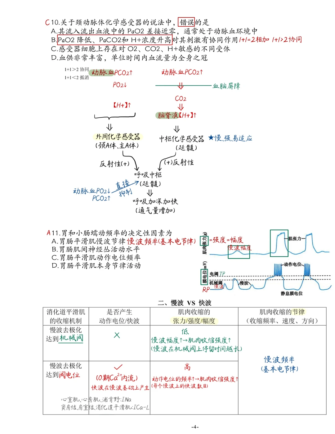 西综2016真题笔记生理 病理