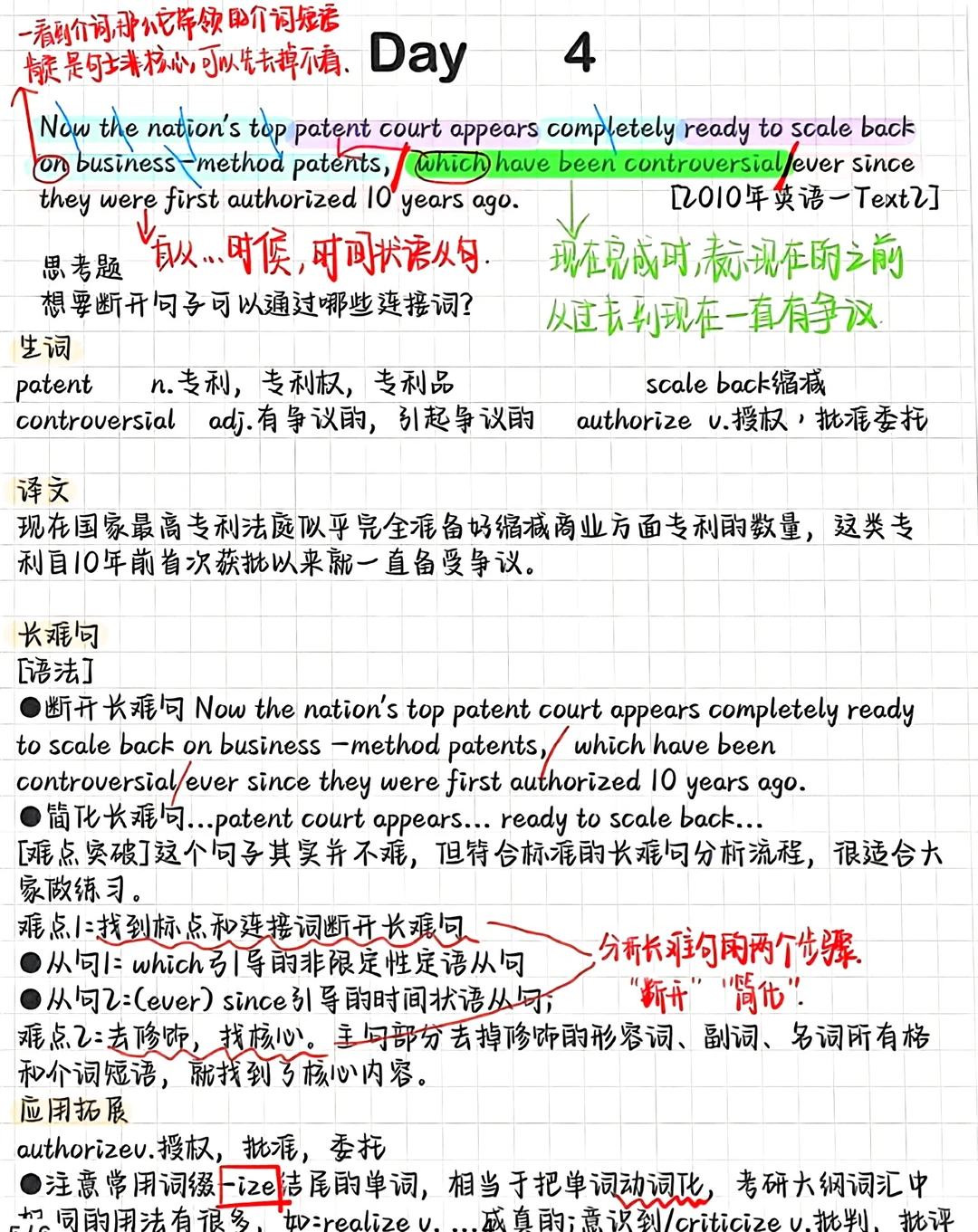 考研英语手写笔记1