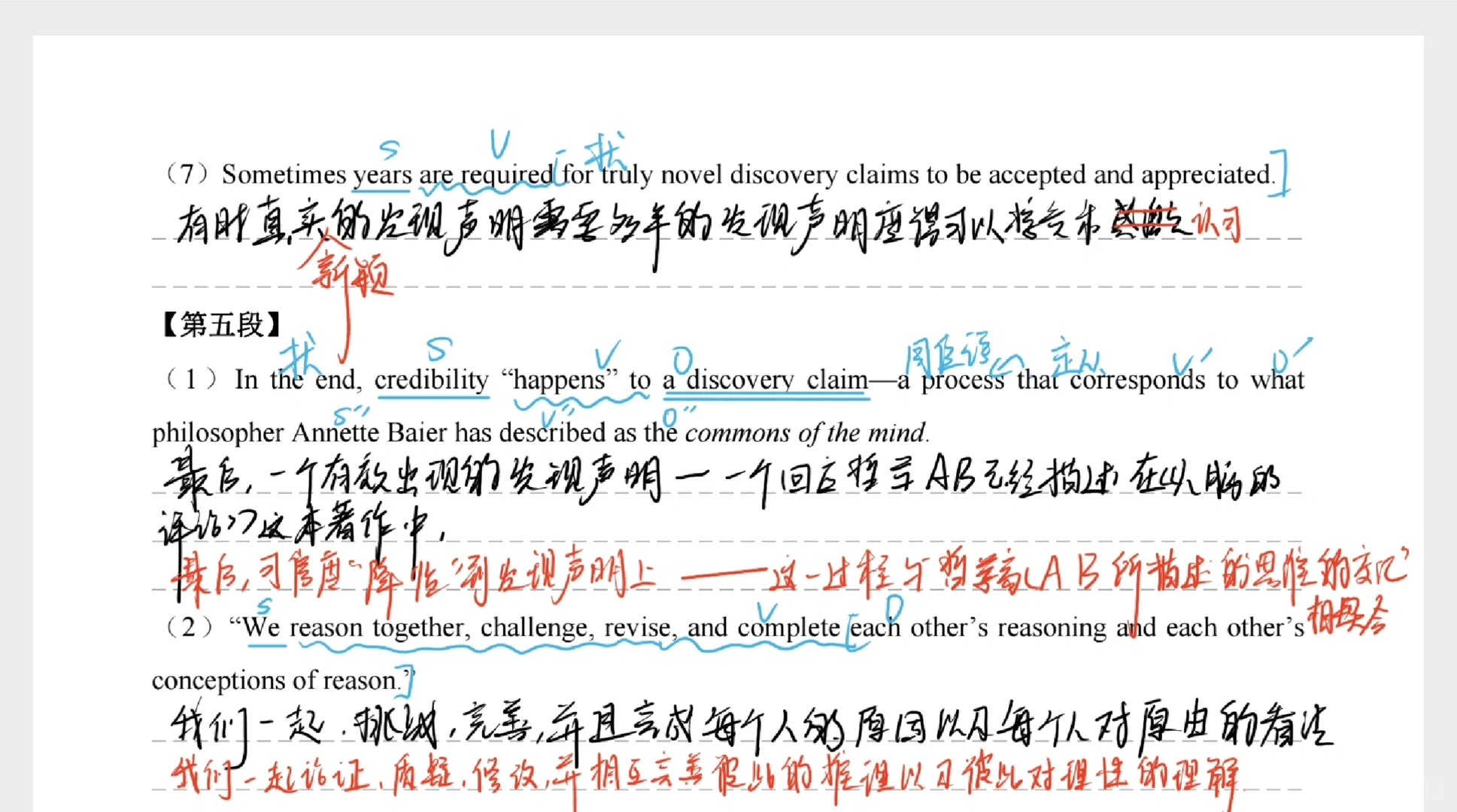 考研英一历年阅读真题无纸化学习笔记记录～