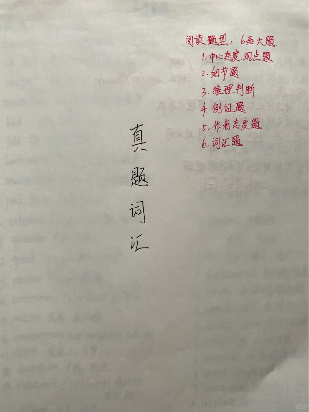 考研英语二真题重点词汇笔记！