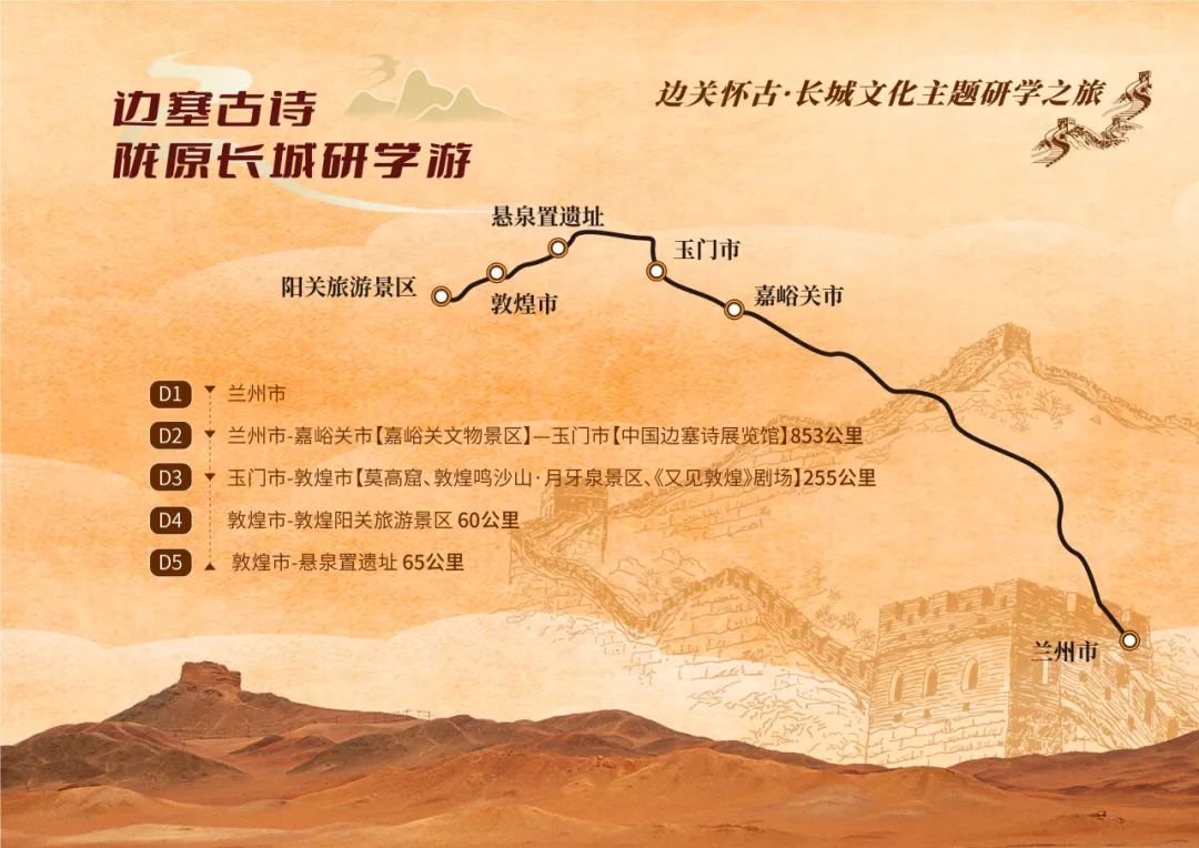 甘肃研学旅行主题线路课程集锦展示之三十二:边塞古诗·陇原长城研学游