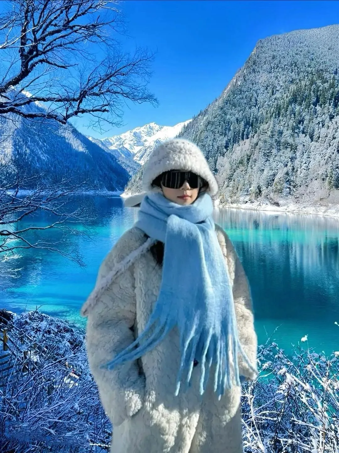 11.18九寨沟现状！！九寨沟的雪景太美了