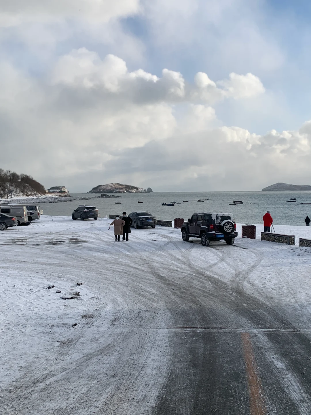有雪有海的城市真的太美了😭