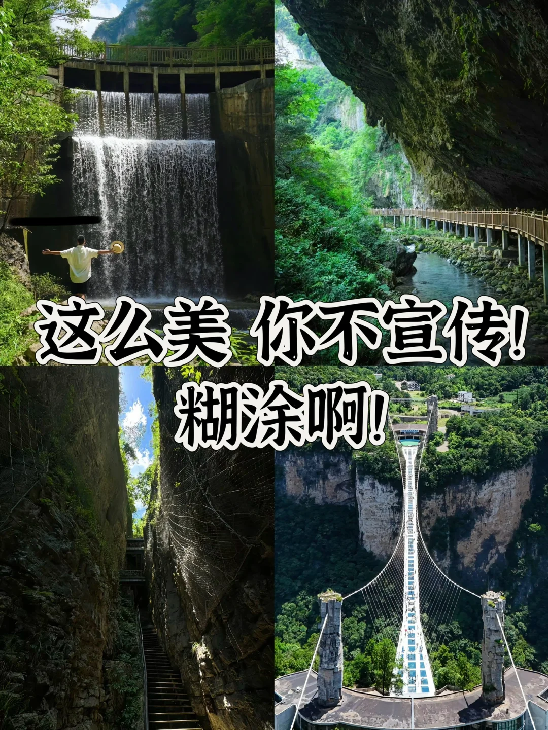 张家界 这么美 你不宣传 糊涂啊！