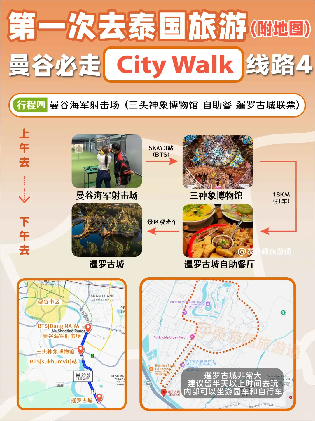 曼谷暴走！不绕路的City walk线路