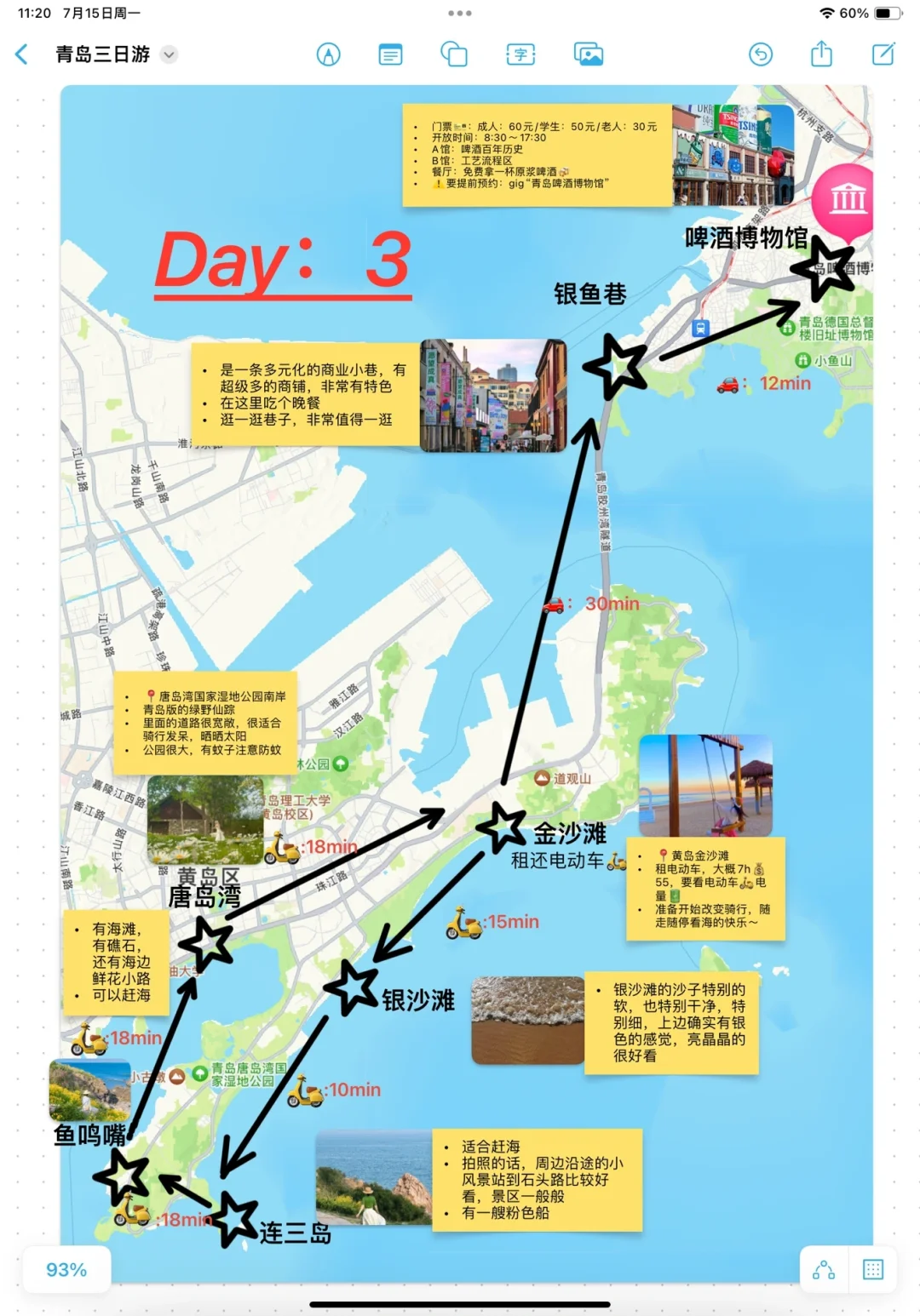 青岛三日游的攻略来了，6️⃣7️⃣8️⃣🈷️出去玩！