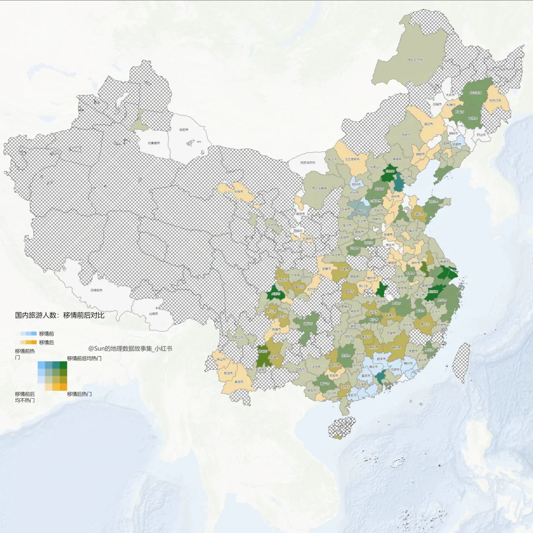 近几年，人们喜欢去的旅游城市发生了变化