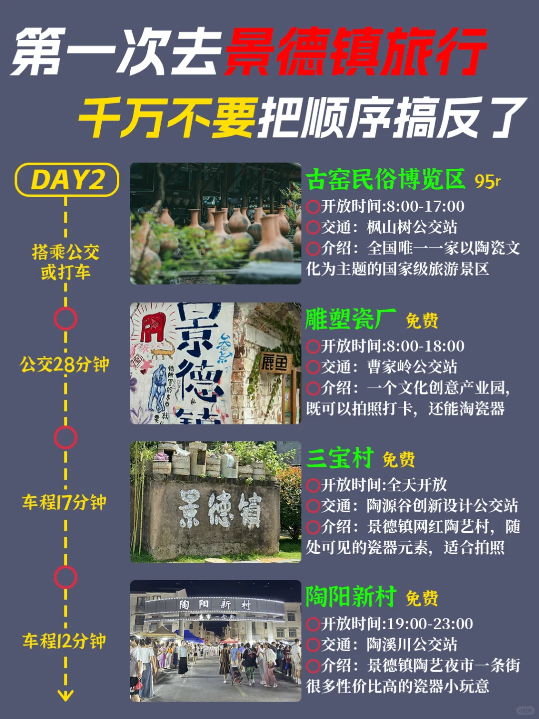 景德镇旅游攻略‼️超全懒人包路线都整理好啦