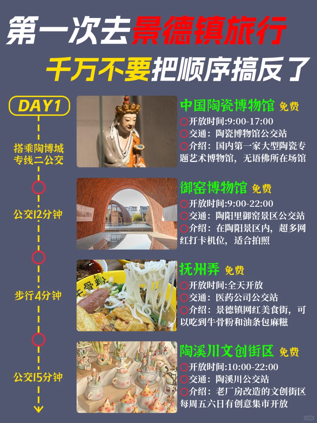 景德镇旅游攻略‼️超全懒人包路线都整理好啦
