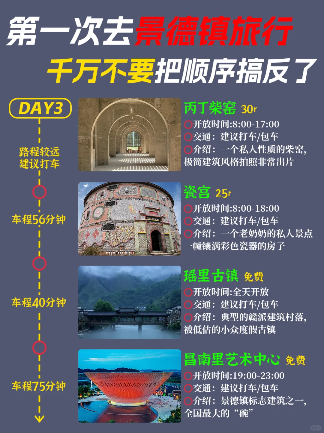 景德镇旅游攻略‼️超全懒人包路线都整理好啦