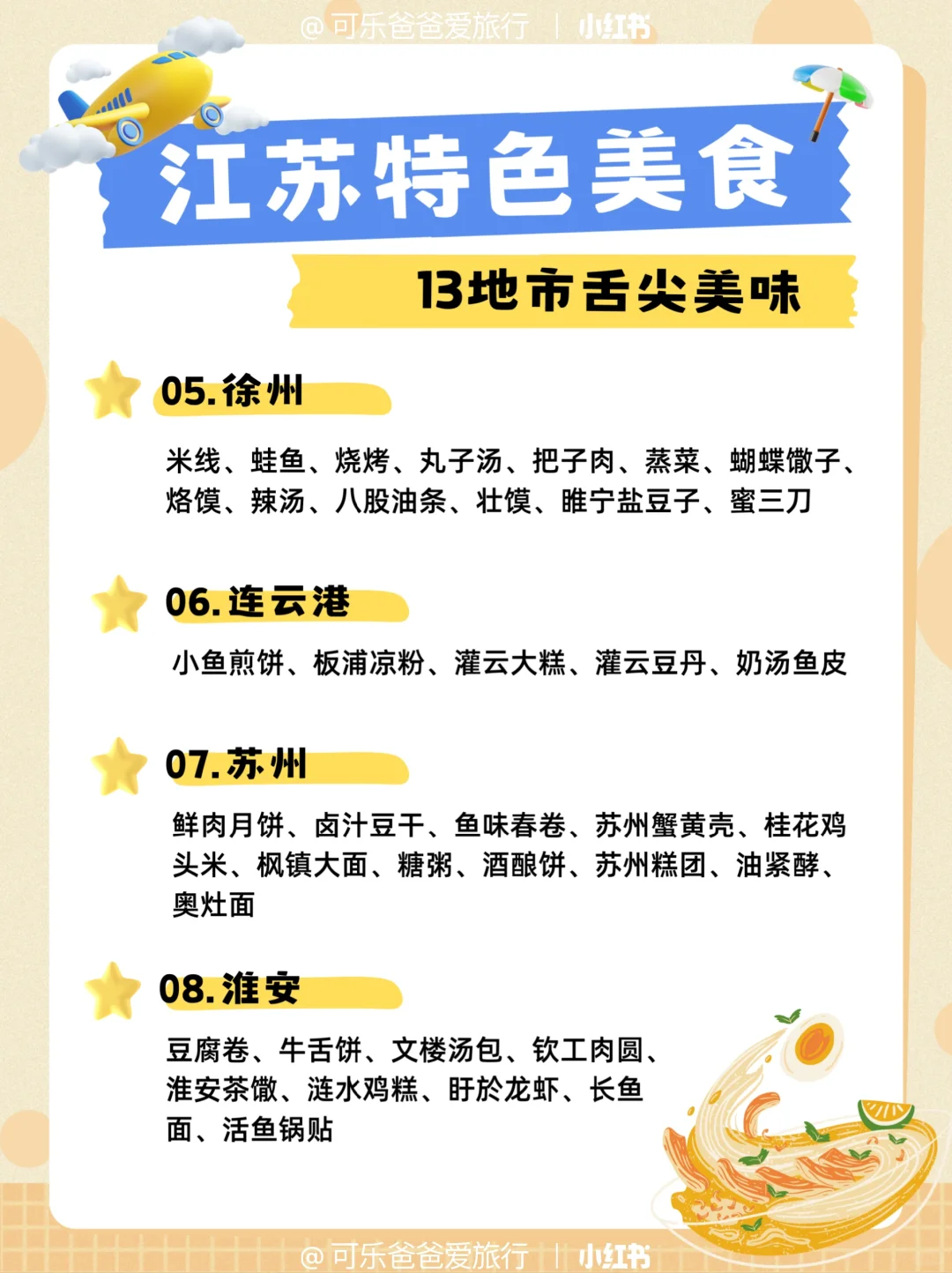 江苏旅游一图读懂，带上旅游搭子寻梦淮扬❗
