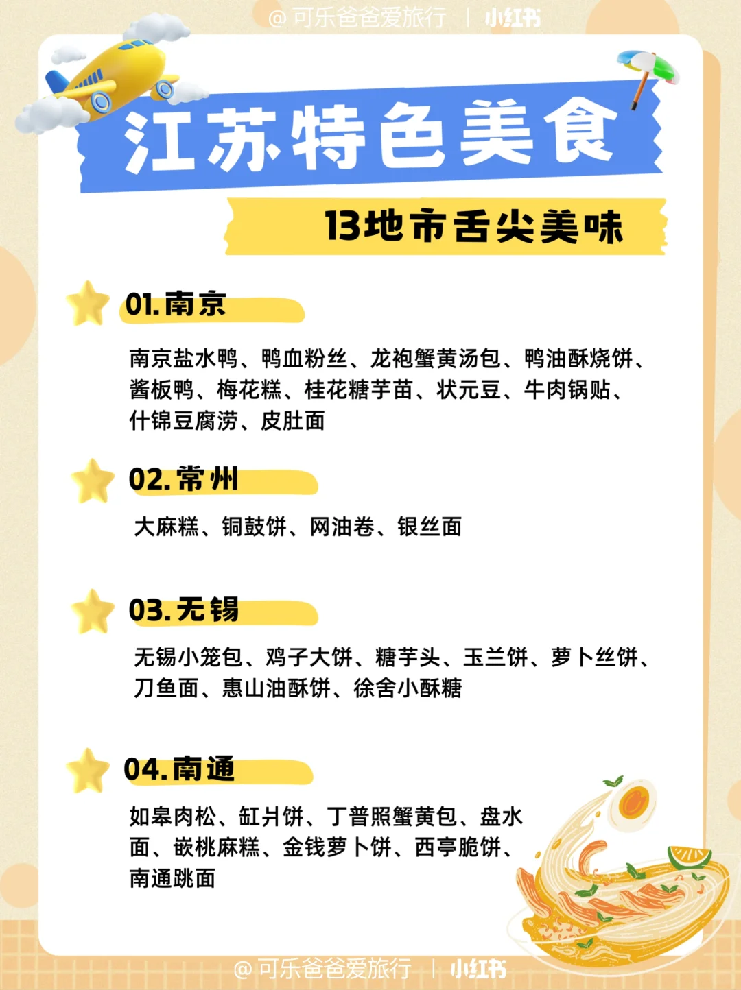 江苏旅游一图读懂，带上旅游搭子寻梦淮扬❗