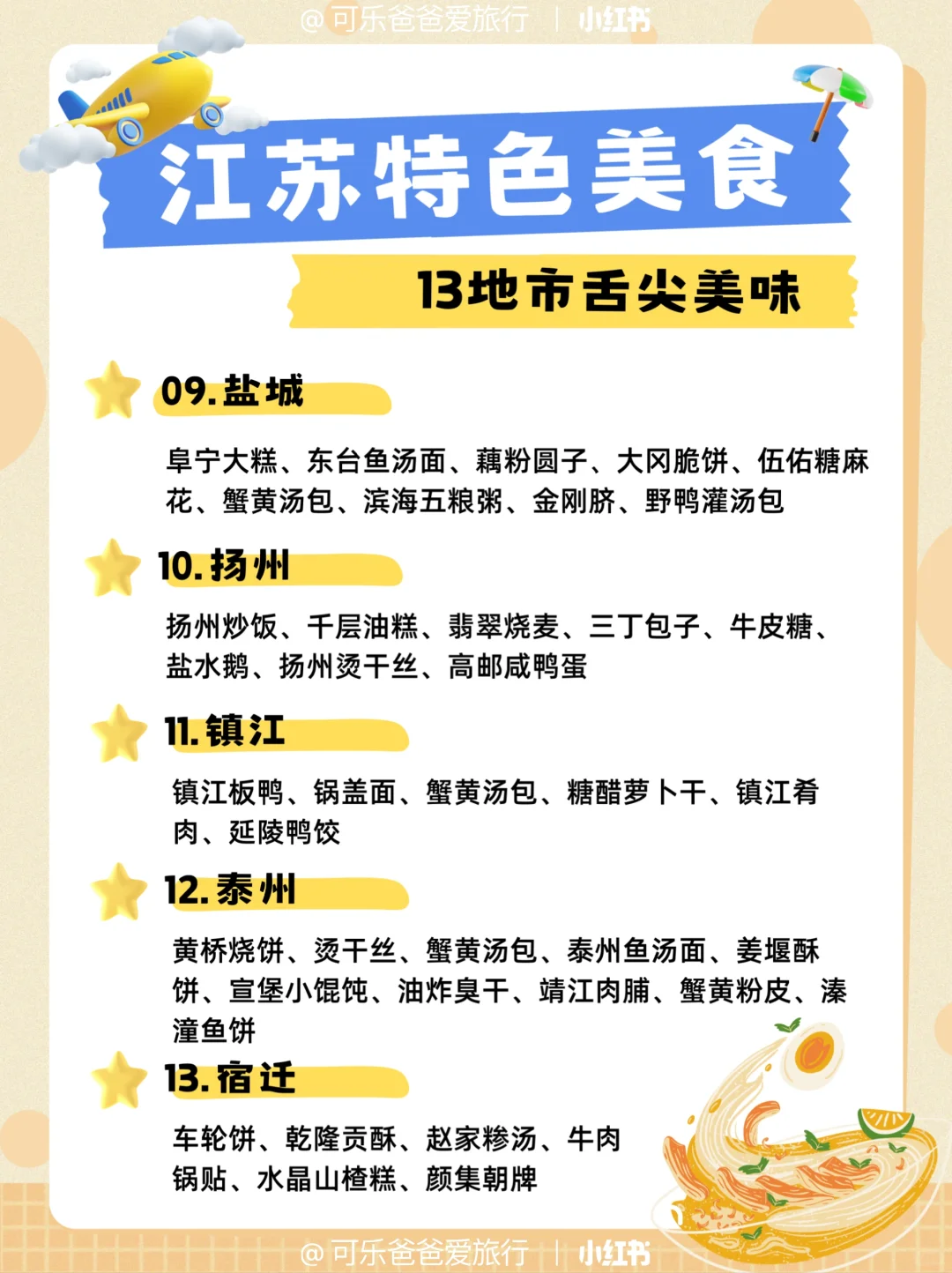 江苏旅游一图读懂，带上旅游搭子寻梦淮扬❗