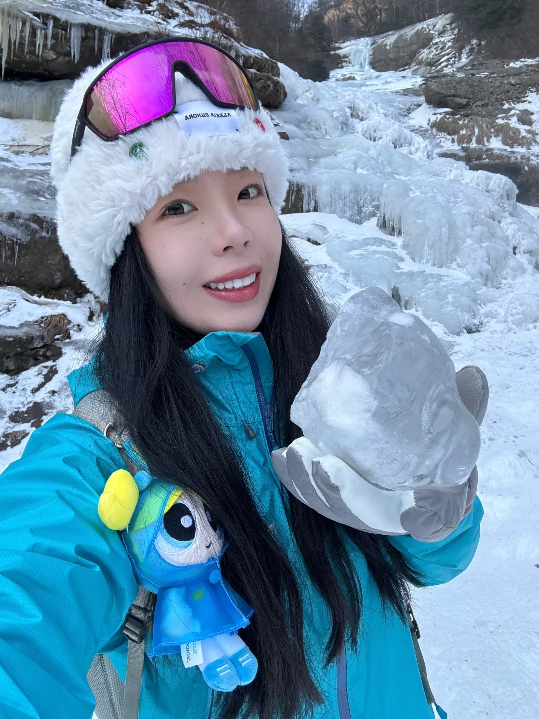 西安人自己的冰雪大世界🧊免费冰瀑太震撼！