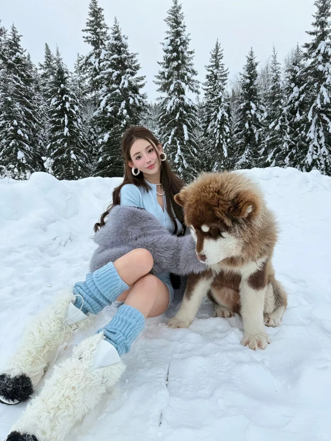 下雪的阿勒泰❄️真的比电影里还浪漫🎬