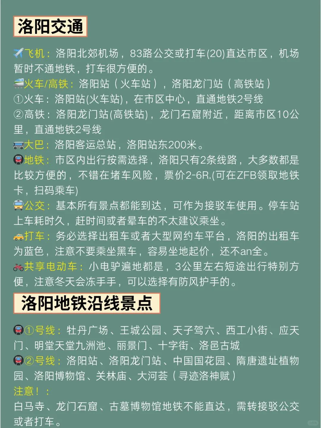 冬季洛阳旅游攻略推荐四天三夜轻松游❤️❤️