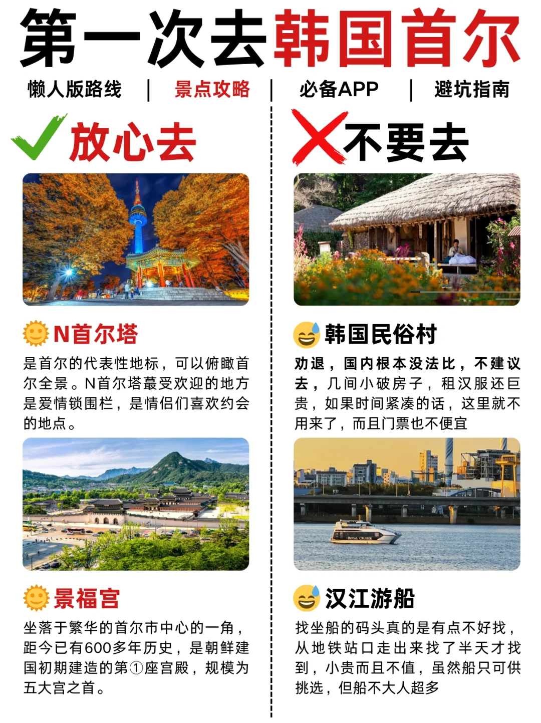 韩国首尔旅游攻略五天四夜（超详细版）