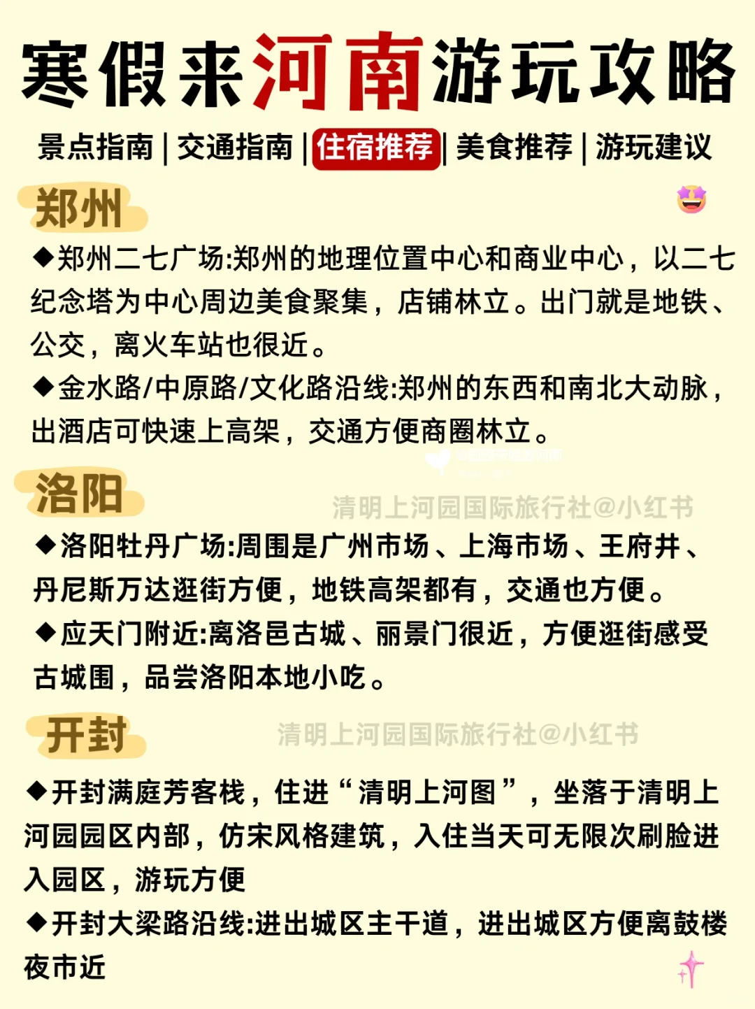 寒假要带娃来河南旅游的姐妹🥰，提前参考！