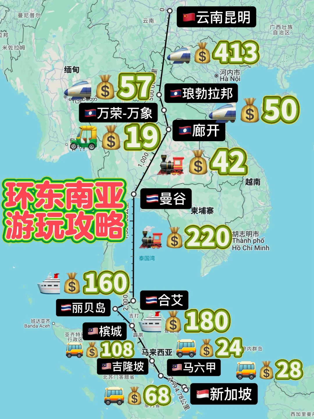 环东南亚游|途径5️⃣国超全攻略！建议收藏