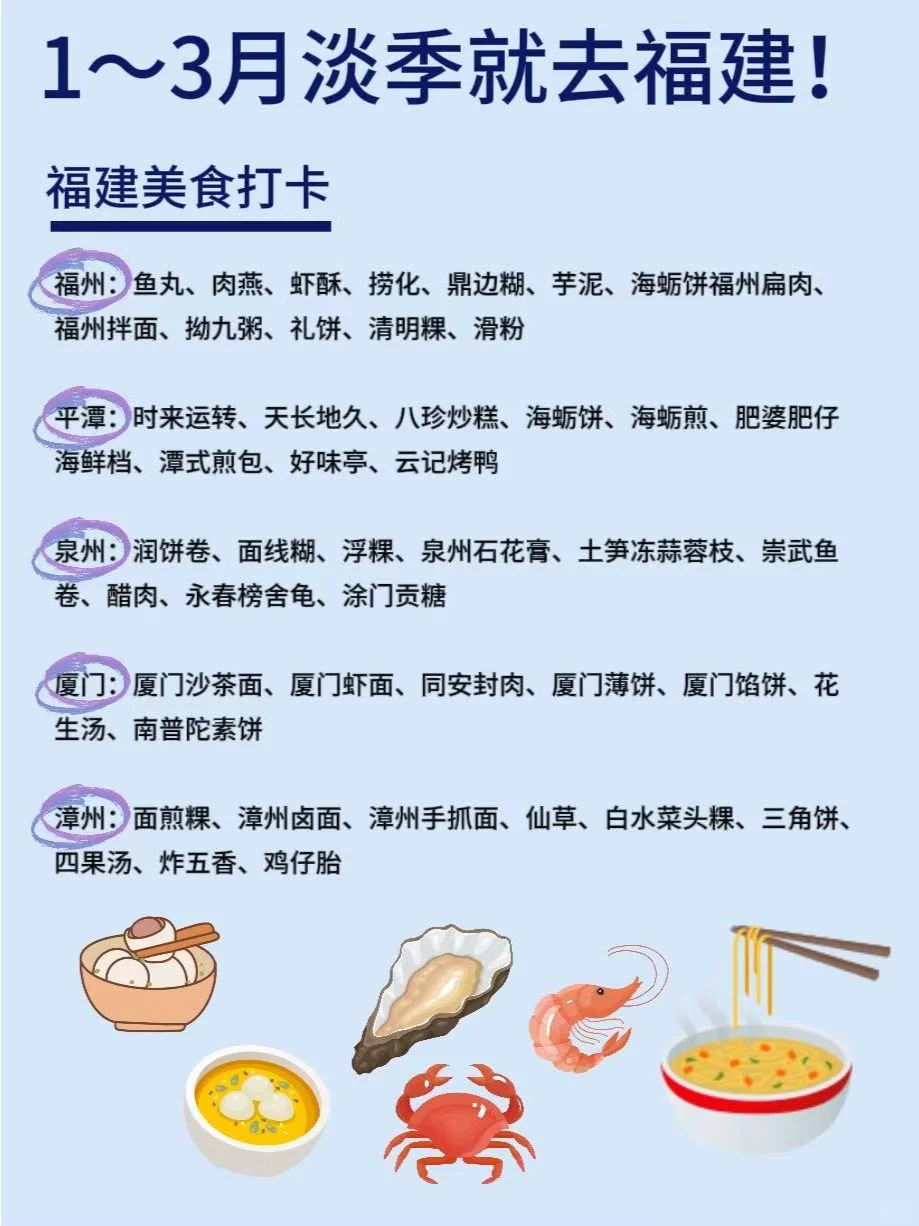 淡季去福建已回！熬夜写的攻略很详细要看完