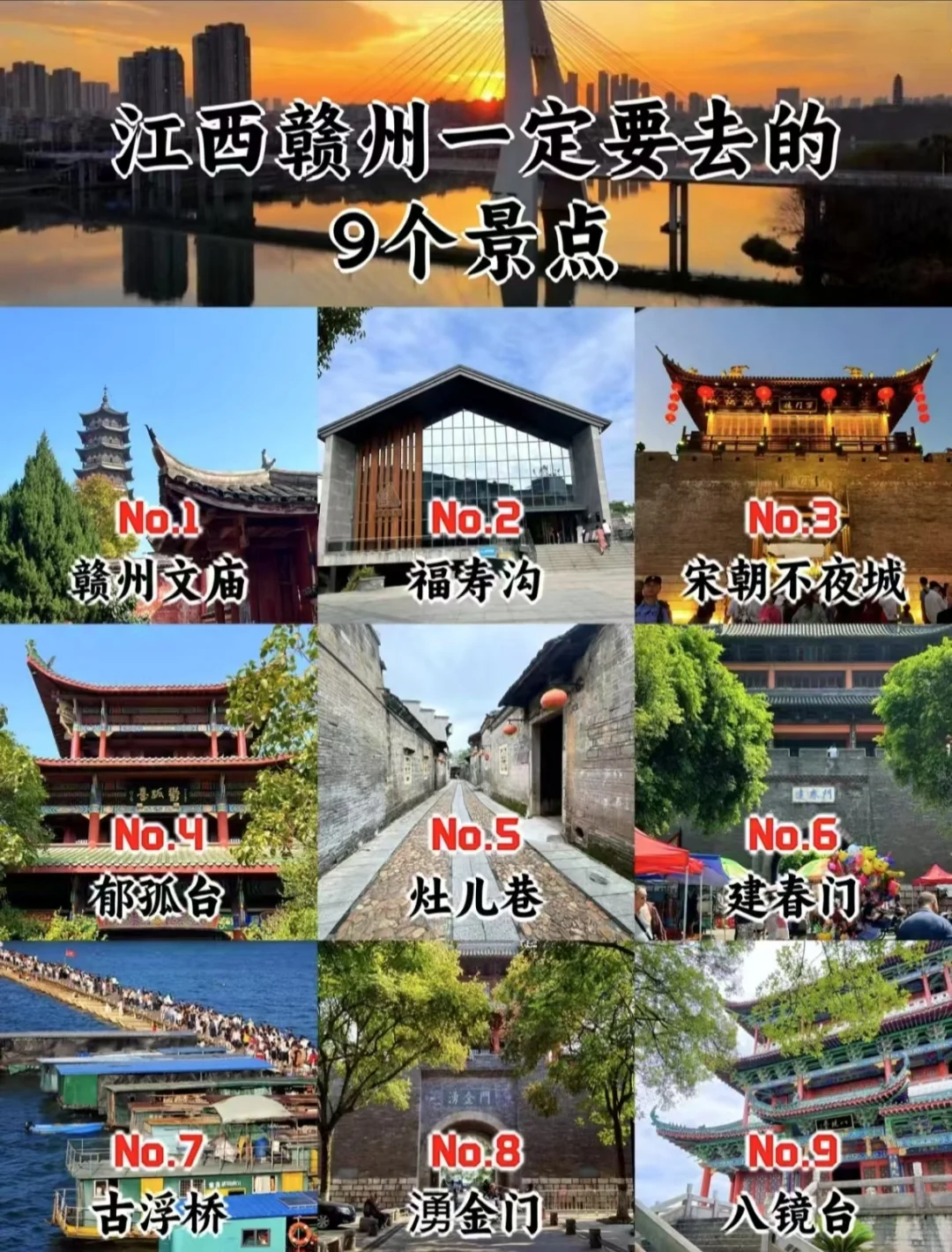 江西赣州一定要去9个景点，你都去过哪几个？